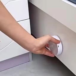 6pcs USB rechargeable LED motion sensor light, indoor adhesive magnetic closet light, induction light, 8LED light, battery power
