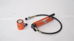 20T Hydraulic Cylinder Power Ram Mini Single Acting Lifting Cylinders with Hydraulic Hand Pump for Machinery Shipbuilding