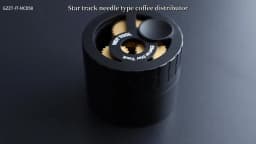 GZZT NCD58 Needle Type Coffee Distributor 58mm/54mm/51mm Compatible Coffee Tamper Space Aluminum & Stainless Steel Tamping Tool