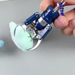 Creative Mini Doll Machine Claw Keychain For Women Plastic Material Fingertip Gripper Girls Bag Pendant Keyring Jewelry N908