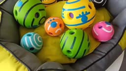 Wobble Wag Giggle Glow Ball Interactive Dog Toy Fun Giggle Sounds When Rolled or Shaken Pets Know Best As Seen On TV