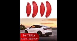 For Tesla Model Y YL Juniper Brake Caliper Cover 2025 2026 4pcs With Decals 19 20in Wheels (Not Fit RWD Made in Berlin)
