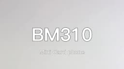 SERVO BM310 Super Mini Mobile Phone 2 SIM Standby Call Recording Magic Voice Blacklist MP3 Player 2G GSM Small Backup Cellphones