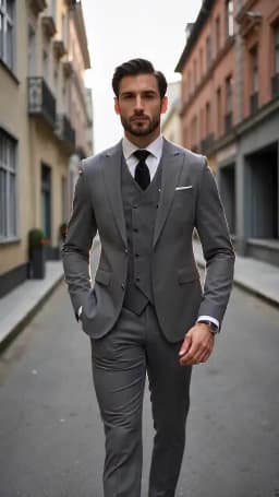 Men's Suits 3Pieces Suit Set For Men Elegant Solid Fashion Slim Fit Prom Blazer Double Breasted Vest Pants Set Business