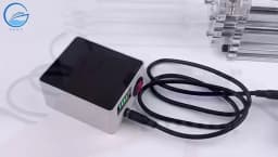 1-150ML Laboratory Micro Syringe Pump Mini Desktop Injection Pump Liquid Glue Dispenser Electric Injection Pump DC 12V