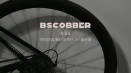BSCOBBER Mini Portable Electric Pump for Bike Cordless Tire Inflator 120PSI Bike Accessories A3S Presta Schrader Valve