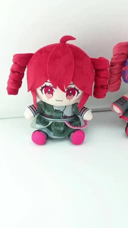 Kasane Teto Plush Toy Soft Doll Stuffed Plushies Figure Anime Cosplay Cartoon Birthday Present Christmas Gift for Fans Girl