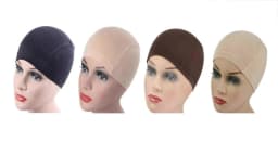 Bamboo Fiber Wig Cap for Women Comfortable and Elastic Wig Cap Wearing under Wigs