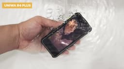 UNIWA R4 PLUS Waterproof Mini Android Phone 4GB RAM+64GB ROM 4Inch NFC Smartphone Night Vision Camera 3000mAh Mini Phone OTG PTT