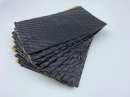 10PCS Butyl Rubber Shock-absorbing and Soundproofing Board, Self-adhesive Damping Board, Thermal Insulation and Noise Reduction