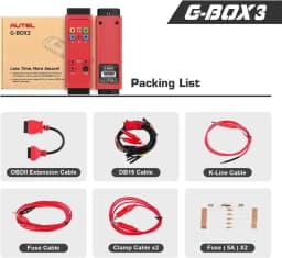 Autel G-BOX3 Accessory Tool Upgraded of Gbox2 Key Programming Adapter for Mercedes-Benz for BMW Writing Boot Mode Bench Method