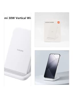 Xiaomi Mi 30W Vertical Wireless Charger Fast Charging For Xiaomi 15/14/13/12 Series For Redmi K70/K60 Series For iPhone Series