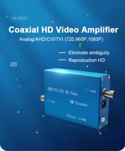 Coxial Cable AHD/TVI/CVI/CVBS 1080P Video Amplifier Extends For CCTV Camera System HD Signal Transmissi 800M