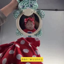 Black White View Back Seat Mirror Baby Car Mirror Safety Seat Headrest Rearview Mirror Baby Facing Rear Ward Car Kids Monitor