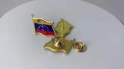 Venezuela Flag Lapel Pin - Enamel Metal National Badge | World Travel Souvenir Gifts for Men & Women | Country Flag Patriotic Br