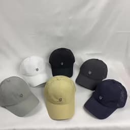 Quick-dry Baseball Cap for Men, R Logo, Perforated Mesh, Breathable, Duckbill Cap, Summer, Simple Outdoor Sun Protection Hat