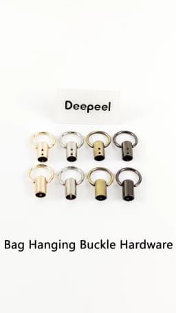 5/10Pcs 12mm Metal Bag Strap Buckles O Ring Tassel Cap Clip Cord Lock Stopper Handbag Chain Hanger Clamp Hook Accessories