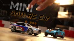 2026 Upgraded RC Car 1:64 Mini Alloy RC Drift Car Easy to Carry, 60mins Life. Exquisite Gift Box An Ideal Toy Gift for Children
