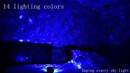 LED Star Galaxy Projector, Starry Sky Night Light For Home Bedroom Decoration Kids Valentine's Gift