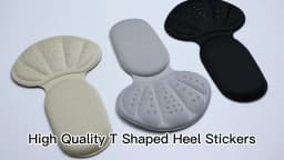 High Quality T-Shaped Shoe Heel Stickers Sneaker Half Cushion Heel Inserts Protection Pads Shoe Size Reducer for Comfort