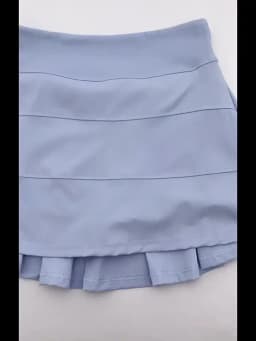 Women's High Waist Flared Skirt - Quick-Dry Pleated Tennis Yoga Skirt for Gym, Slimming Sportswear