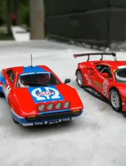 Bburago 1:43 Le Mans Ferrari 499P 2024 488 250 512 Alloy Luxury Vehicle Diecast Pull Back Cars Model Toy Collection Gift
