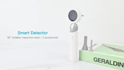 1080P Visual Ear Camera Ear Mouth Check 2M Pixels Camera Ear Wax Cleaner Camera for Ears Nose Skin Support 90° Rotating Heads
