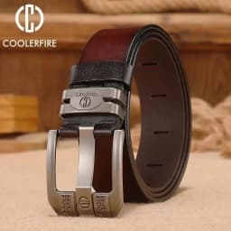 New Men Genuine Leather Belts Cowboy Wide High Quality Buckle Belts for Men Brand Luxury Leisure Vintage Jeans Strap HQ225