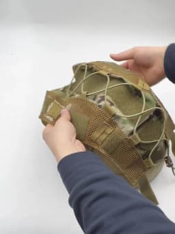 1 PC Tactical Helmet Cover for Fast MH PJ BJ Helmets Fast Helmet Protector Elasticated Cord (Helmet Not Included)