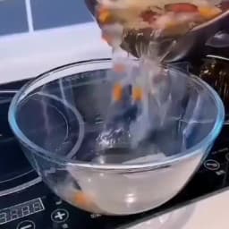 1PCS Deep Mixing Bowl - Heavy-Duty Glass Salad Bowl, Dishwasher & Oven Safe, Microwave Compatible for Baking Prep Bread Proofing