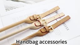 Genuine Leather Bags Strap Adjustable 42-45CM Handle Strap Bag Short Shoulder Replacement Straps for Women DIY Bag Accessories