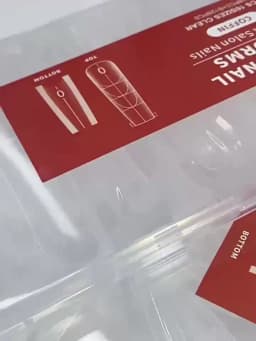256pcs Sandwich Nail Dual Form Set Quickly Building Full Cover Tips Nail Extension Form Clear French Tip Manicure Tool