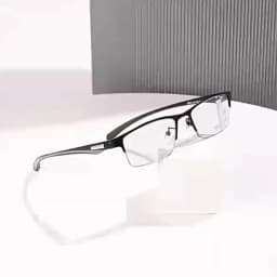 Progressive Multifocal Reading Glasses Men Women Half Frame Business Photochromic Glasses Anti-blue Light Eyeglasses