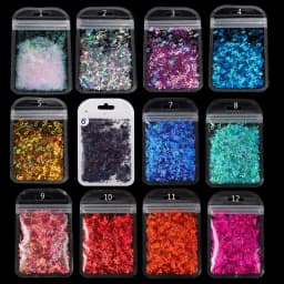 English Letters Glitter Sequins Flakes Resin UV Epoxy Mold Fillings Nail Art Decorations DIY Crafts Jewelry Making Accessories