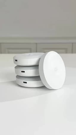 Motion Sensor Light With Remote Control USB Rechargeable Timer Night Light Dimmable LED Lamp Stairs Hallway Cabinet Nightlight