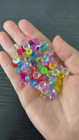 40g 7mm Half Round Shape Dome Fishbowl Beads Design Acrylic Crystal Cabochons Jewelry Accessories For DIY Slime Filler