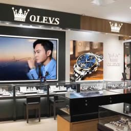 OLEVS 6607 Brand original authentic watches for man luxury Gift Box Steel belt multifunctional mechanical men's watch