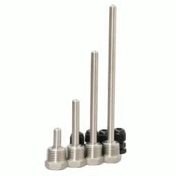 1PC Thermowell 30-200mm Thermowell Immersion Sleeve 304 Stainless Steel 1/2 G Thread DN15 For Temperature Sensor