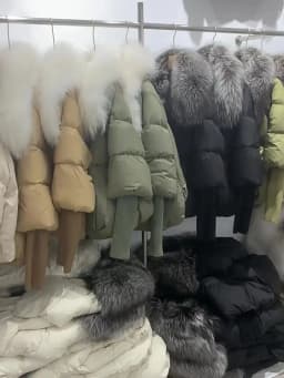 Oversized Winter Warm Real Fox Fur Collar Black Down Coat Women Puffer Outerwear Jackets 2024 Autumn Winter