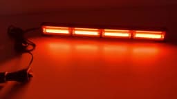 COB Amber Signal Light LED Traffic Adviser Car Emergency Strobe Lights Bar Yellow Red Blue Vehicle Flash Beacon 12V 24V