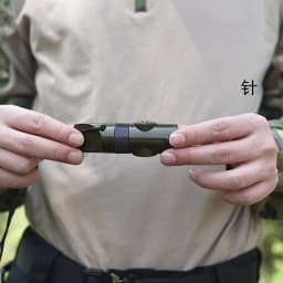Emergency Survival Whistle Outdoor Multifunctional Whistle with Compass Thermometer Referee Whistle Camping Hiking Tools