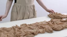 Pleated Table Runner Semi-Sheer Gauze Sage Cheesecloth Table Dining Vintage Wedding Party Bridal Christmas Decoration
