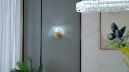 Modern Crystal Sconce Lamp G9 Wall Sconce Aisle Door Front Lights Sleeping Copper Wall Lights Bedside Lamp For Bedroom Fixtures