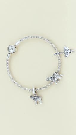 CYMYSS 925 Sterling Silver Charm Cute Animals Bead Elephant Pendant Fit Bracelets Necklace DIY Jewelry Making Party Gift