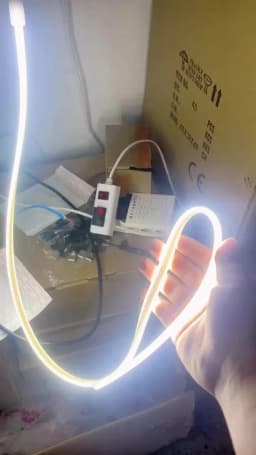 COB LED Strip Light 288leds/M 220V EU Plug RA90 Warm White 3000K 4500K 6500K Flexible LED Tape For Bedroom Kitchen Waterpr IP65