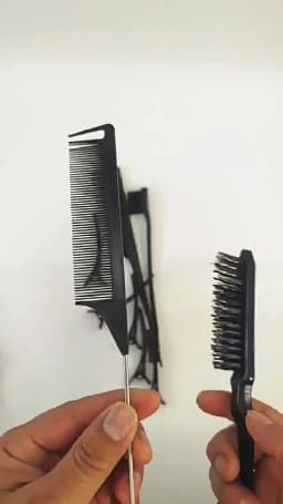 3-10pcs Hair Styling Comb Set Teasing Hair Brush Triple Teasing Comb Rat Tail Combs Edge Brush Hair Tail Tools Braid Tool Loop