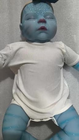 NPK 19inch Hand made high quality detailed painting Peaches Avatar Lifelike Real Soft Body small doll cute handy baby