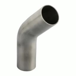 Versatile Stainless Steel Elbow 45° Degree Bend Exhaust Pipe Polished 19-51mm Silver Tool Accessories