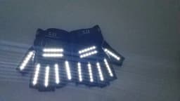 High Quality Gloves 6 Neon Light Colors For Choice Adult Decorative Mittens Performance Dance Costumes Gloves Glow In The Dark