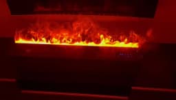 3D Steam Electric Fireplace for Living Room Smart Simulated Flame Atomization App Controlled Fireplace TV Cabinet Fireplace